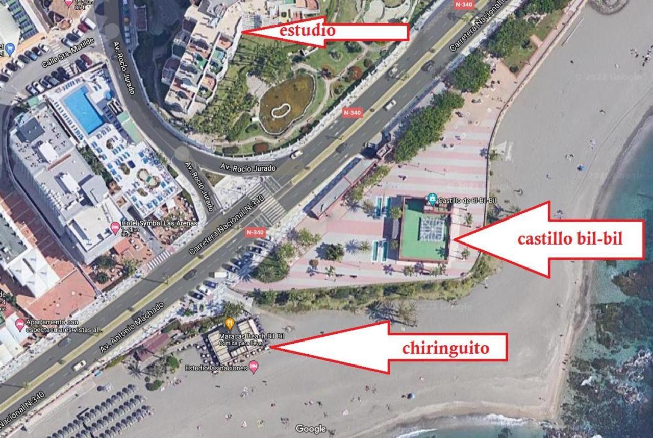 Estudio En Benalbeach, Vistas Mar, Primera Linea Playa Benalmádena Εξωτερικό φωτογραφία